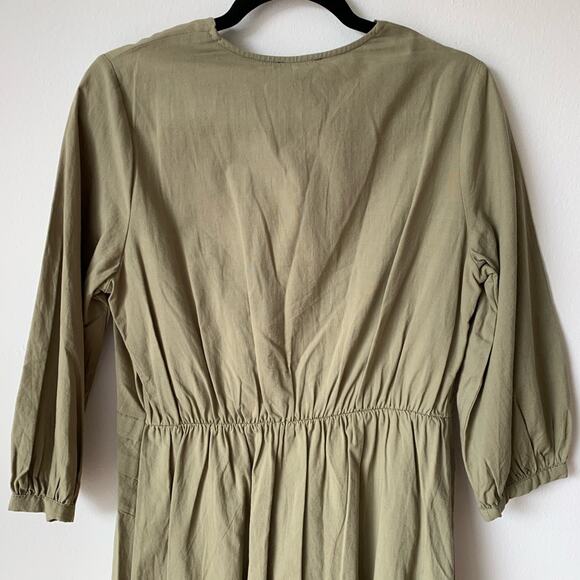 NWT LUMIE Lightweight Modern Dress Olive M - Picture 7 of 9
